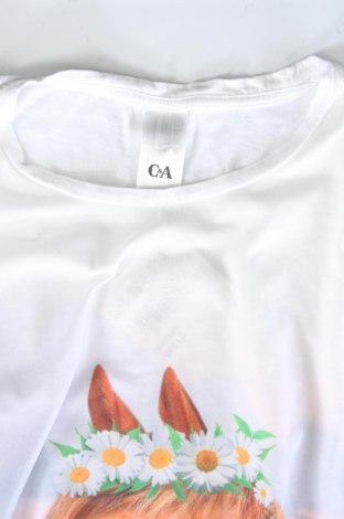 Tricou pentru copii C&A, Mărime 15-18y/ 170-176 cm, Culoare Alb, Preț 30,00 Lei, #137804914