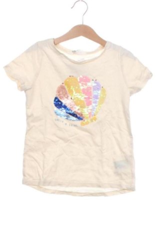 Dziecięcy T-shirt H&M, Rozmiar 5-6y/ 116-122 cm, Kolor ecru, Cena 21,17 zł, #137800180