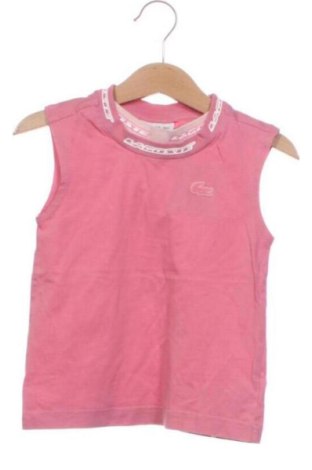 Μπλουζάκι αμάνικο παιδικό Lacoste, Μέγεθος 18-24m/ 86-98 εκ., Χρώμα Ρόζ , Τιμή 10,23 €, #137846383