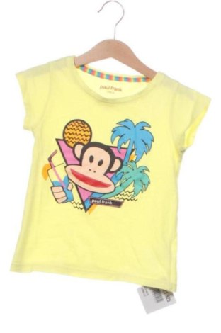 Детска тениска Paul Frank, Размер 3-4y/ 104-110 см, Цвят Жълт, Цена 9,72 €, #137821925