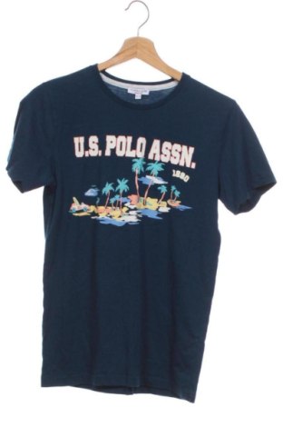 Kinder T-Shirt U.S. Polo Assn., Größe 14-15y/ 168-170 cm, Farbe Blau, Preis 10,29 €, #137840084