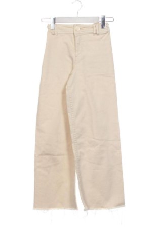 Pantaloni pentru copii Zara, Mărime 8-9y/ 134-140 cm, Culoare Ecru, Preț 36,74 Lei, #137814036