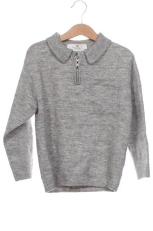 Детски пуловер H&M, Размер 4-5y/ 110-116 см, Цвят Сив, Цена 8,76 €, #137821785