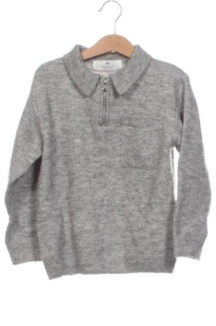 Pulover pentru copii H&M, Mărime 4-5y/ 110-116 cm, Culoare Gri, Preț 46,00 Lei, #137821807