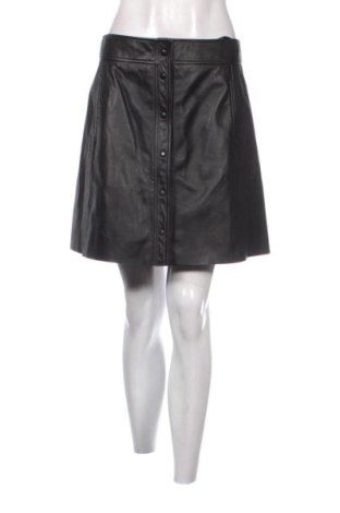 Кожена пола Massimo Dutti, Размер M, Цвят Черен, Цена 151,06 €, #137855827