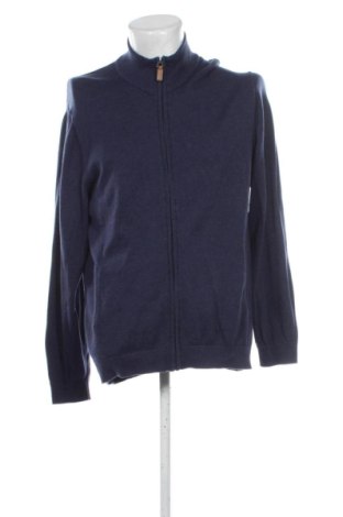 Jachetă tricotată de bărbați Montego, Mărime XL, Culoare Albastru, Preț 104,98 Lei, #137837713