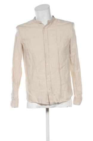 Cămașă de bărbați Zara, Mărime S, Culoare Bej, Preț 91,00 Lei, #137801896