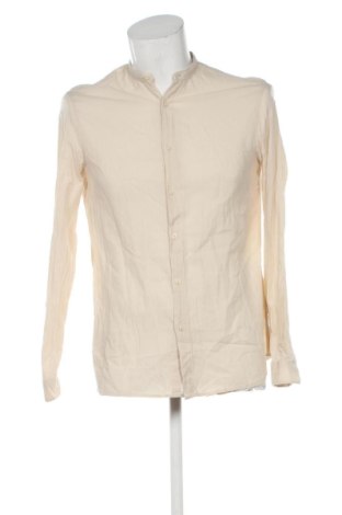 Мъжка риза Zara, Размер S, Цвят Бежов, Цена 17,00 €, #137810967