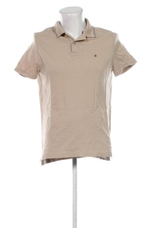 Мъжка тениска Tommy Hilfiger, Размер M, Цвят Бежов, Цена 35,27 €, #137809943