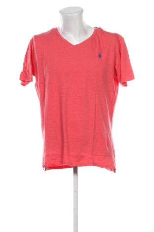 Męski T-shirt Polo Club, Rozmiar XXL, Kolor Różowy, Cena 135,47 zł, #137815066