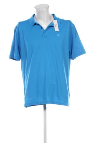 Męski T-shirt Calvin Klein, Rozmiar XL, Kolor Niebieski, Cena 266,71 zł, #137815321