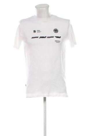 Męski T-shirt Sinsay, Rozmiar M, Kolor Biały, Cena 41,13 zł, #137819483