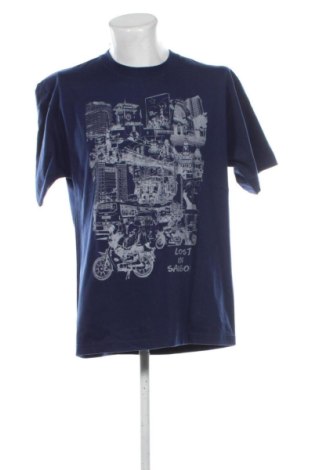 Tricou de bărbați Unbranded, Mărime XXL, Culoare Albastru, Preț 52,49 Lei, #137837874
