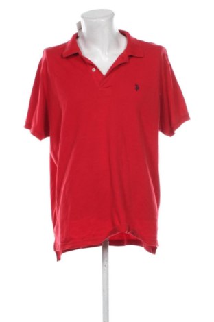 Męski T-shirt U.S. Polo Assn., Rozmiar XXL, Kolor Czerwony, Cena 105,84 zł, #137850558