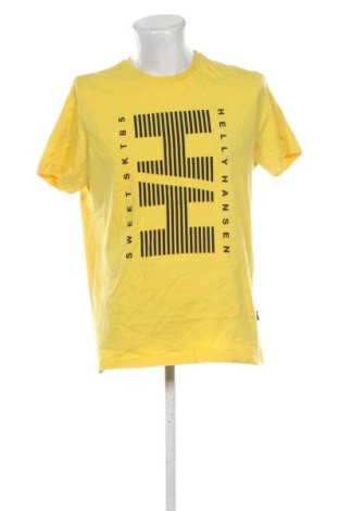 Męski T-shirt Helly Hansen, Rozmiar L, Kolor Żółty, Cena 59,27 zł, #137814500