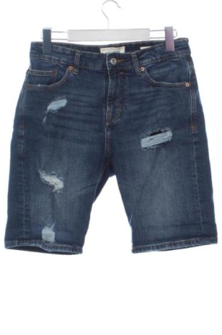 Ανδρικό κοντό παντελόνι Pull&Bear, Μέγεθος S, Χρώμα Μπλέ, Τιμή 15,00 €, #137829251