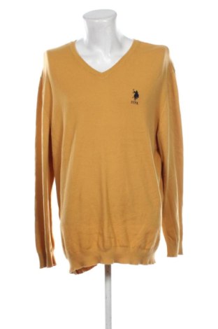 Męski sweter U.S. Polo Assn., Rozmiar 5XL, Kolor Żółty, Cena 135,47 zł, #137850575