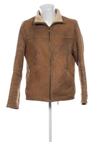 Geacă de piele pentru bărbati Unbranded, Mărime M, Culoare Maro, Preț 288,70 Lei, #137848130