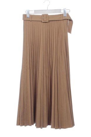 Fustă Zara, Mărime XS, Culoare Bej, Preț 167,97 Lei, #137824295