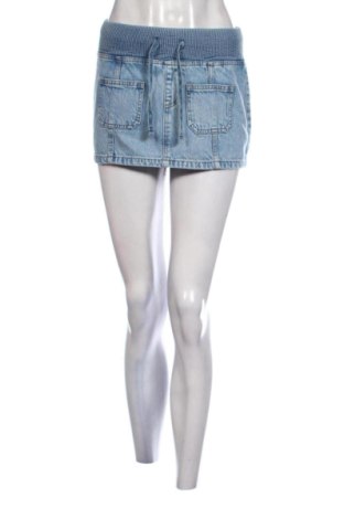 Fustă Pull&Bear, Mărime S, Culoare Albastru, Preț 52,49 Lei, #137832244