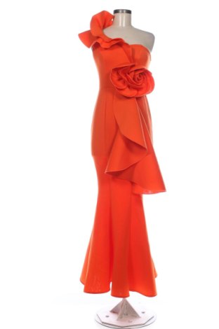 Rochie Unbranded, Mărime S, Culoare Portocaliu, Preț 157,47 Lei, #137815032