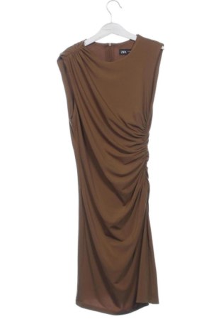 Рокля Zara, Размер XS, Цвят Кафяв, Цена 14,00 €, #137826777