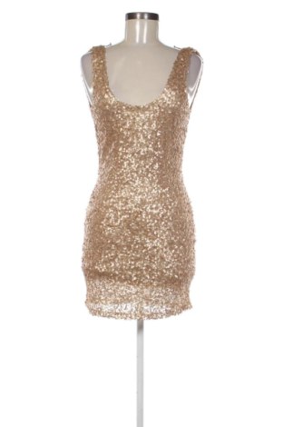 Rochie Bik Bok, Mărime M, Culoare Auriu, Preț 104,98 Lei, #137839725