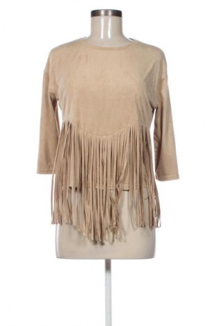 Dámska blúza Bershka, Veľkosť M, Farba Béžová, Cena  17,10 €