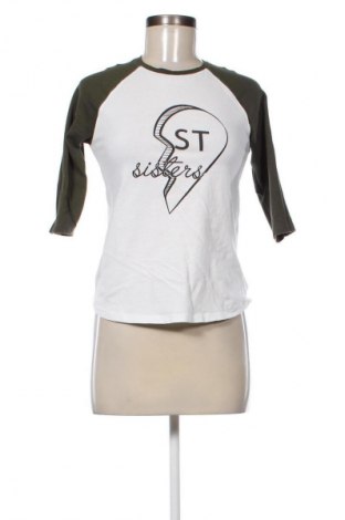 Γυναικεία μπλούζα Bershka, Μέγεθος XS, Χρώμα Λευκό, Τιμή 1,99 €