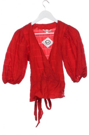 Dámská halenka H&M, Velikost XS, Barva Červená, Cena  199,00 Kč