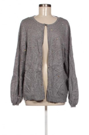 Γυναικεία ζακέτα Fiorella Rubino, Μέγεθος L, Χρώμα Γκρί, Τιμή 13,99 €