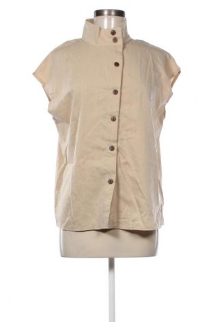 Γυναικείο πουκάμισο SHEIN, Μέγεθος M, Χρώμα  Μπέζ, Τιμή 5,99 €