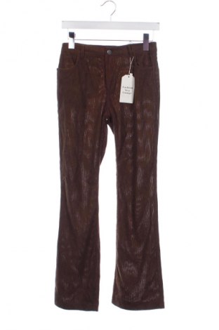 Γυναικείο κοτλέ παντελόνι Unbranded, Μέγεθος S, Χρώμα Καφέ, Τιμή 7,99 €