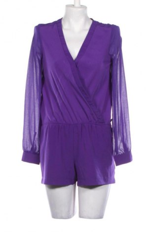 Kurzer Damenoverall River Island, Größe M, Farbe Lila, Preis € 8,99