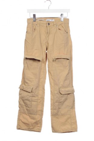 Damenhose Bershka, Größe XS, Farbe Beige, Preis 13,99 €