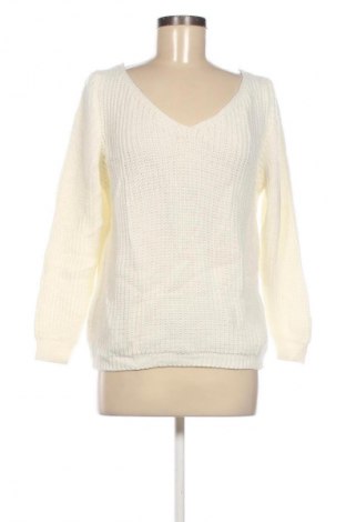 Damski sweter Unbranded, Rozmiar L, Kolor Biały, Cena 9,99 zł