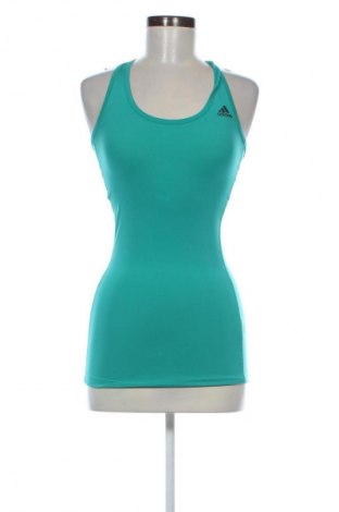 Damen Sporttop Adidas, Größe M, Farbe Grün, Preis 10,99 €