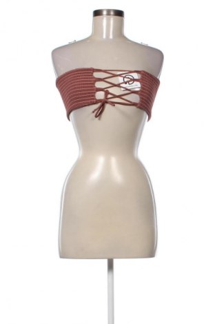 Női top Zaful, Méret S, Szín Barna, Ár 859 Ft