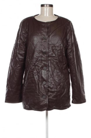 Дамско кожено яке Unbranded, Размер L, Цвят Кафяв, Цена 21,98 €