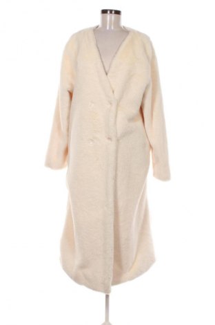 Γυναικείο παλτό SHEIN, Μέγεθος M, Χρώμα Εκρού, Τιμή 53,99 €