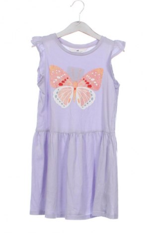 Dziecięca sukienka H&M, Rozmiar 6-7y/ 122-128 cm, Kolor Fioletowy, Cena 26,99 zł