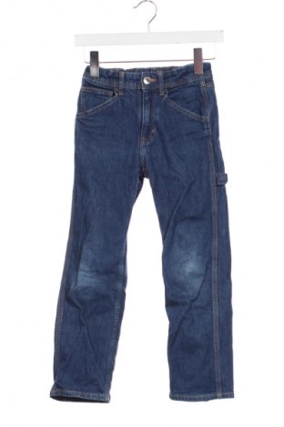 Dziecięce jeansy H&M, Rozmiar 7-8y/ 128-134 cm, Kolor Niebieski, Cena 50,62 zł