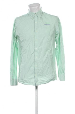 Herrenhemd Sebago, Größe S, Farbe Grün, Preis € 2,99