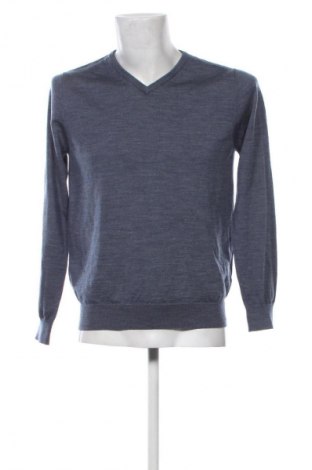 Ανδρικό πουλόβερ Dressmann, Μέγεθος L, Χρώμα Μπλέ, Τιμή 17,99 €