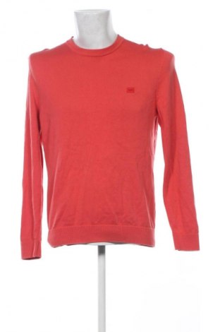 Herrenpullover Hugo Boss, Größe L, Farbe Orange, Preis 43,99 €