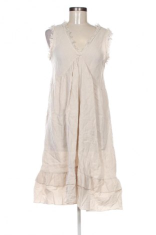 Kleid Le Monde Du Lin, Größe L, Farbe Beige, Preis 93,99 €