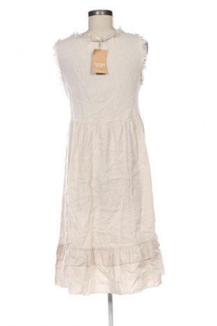 Kleid Le Monde Du Lin, Größe L, Farbe Beige, Preis 93,99 €