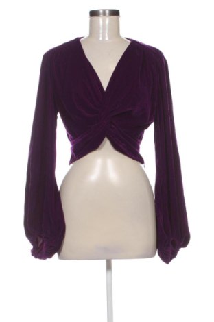 Bluză de femei Zara, Mărime S, Culoare Mov, Preț 52,99 Lei, #137851451