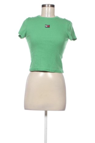Bluză de femei Tommy Jeans, Mărime S, Culoare Verde, Preț 172,99 Lei, #137865864