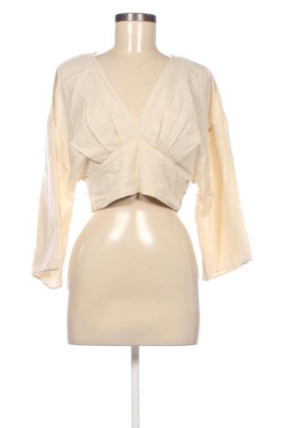 Bluză de femei Zara, Mărime M, Culoare Ecru, Preț 72,00 Lei, #137869022